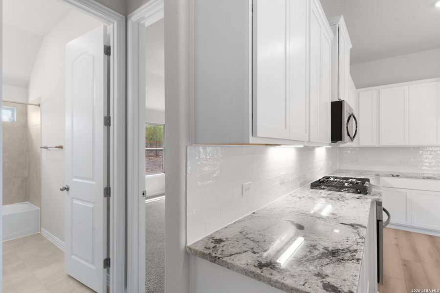 Furnished interior view inside a new home in The Crossvine, Schertz (Image 10).