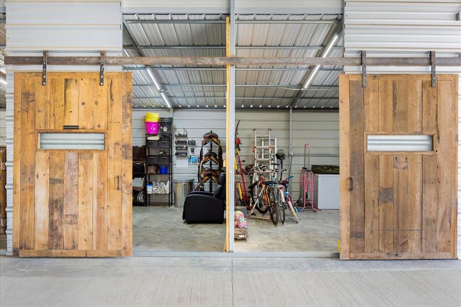 Tack room and Storage room Tack room and Storage room