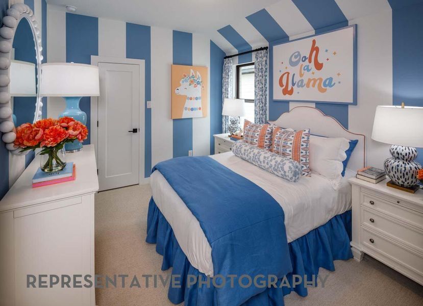 Furnished interior view inside a new home in Easton Park, Austin (Image 14).