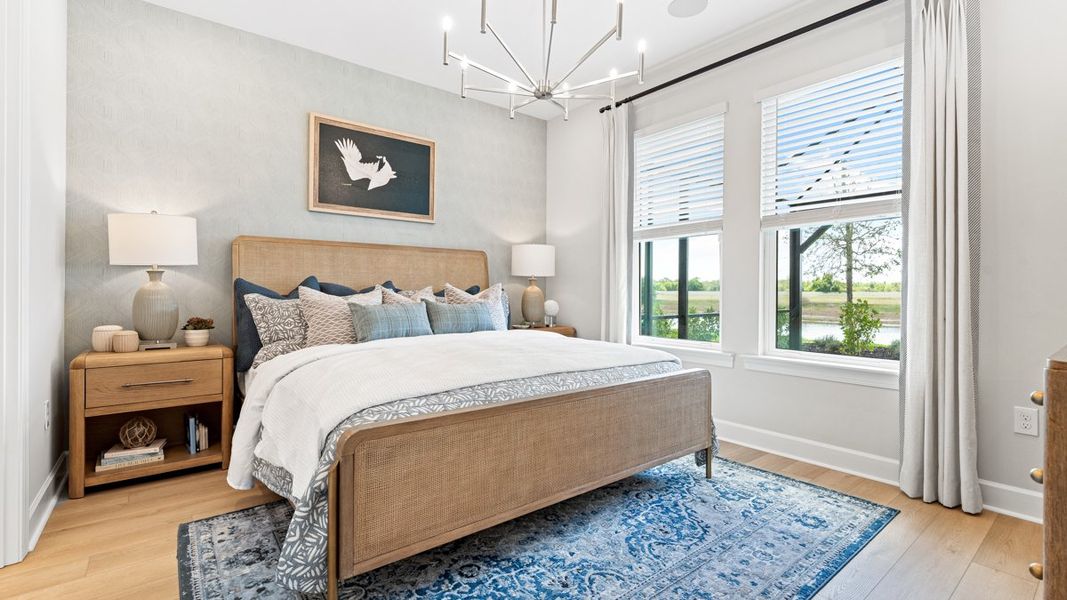 Representative furnished interior of a home built from the Alta by Taylor Morrison in Esplanade at Wellen Park, Englewood (Image 13).