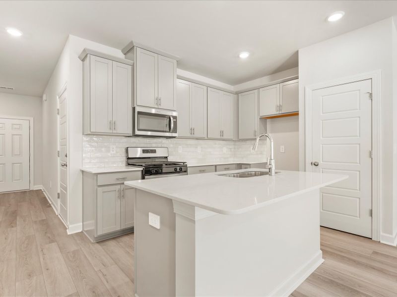 Furnished interior view inside a new home in Avalon Townes, Lyman (Image 4).