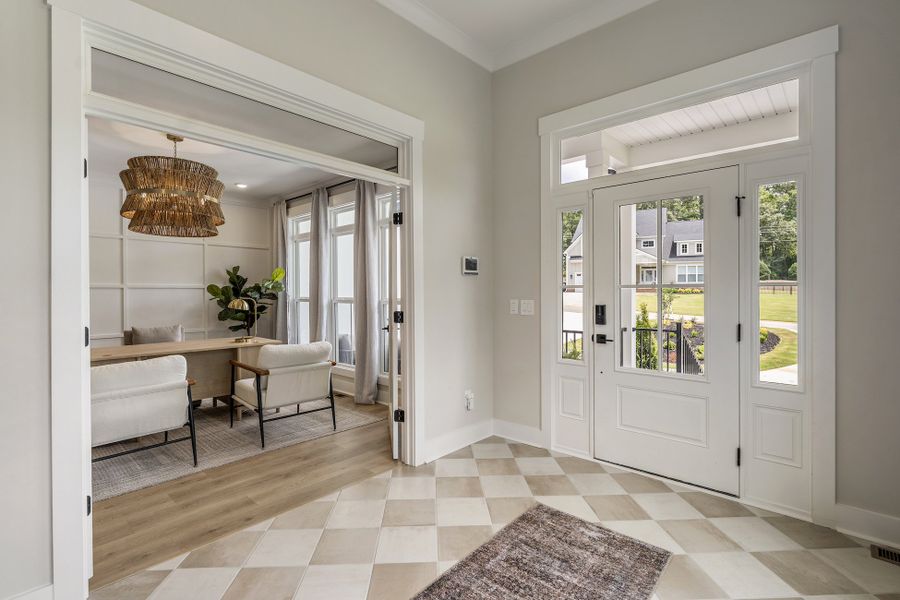 Representative furnished interior of a home built from the Savannah by Hunter Quinn Homes in Double Springs, Taylors (Image 5).