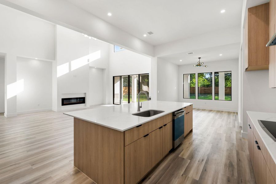 Furnished interior view inside a new home in , Cedar Park (Image 6).