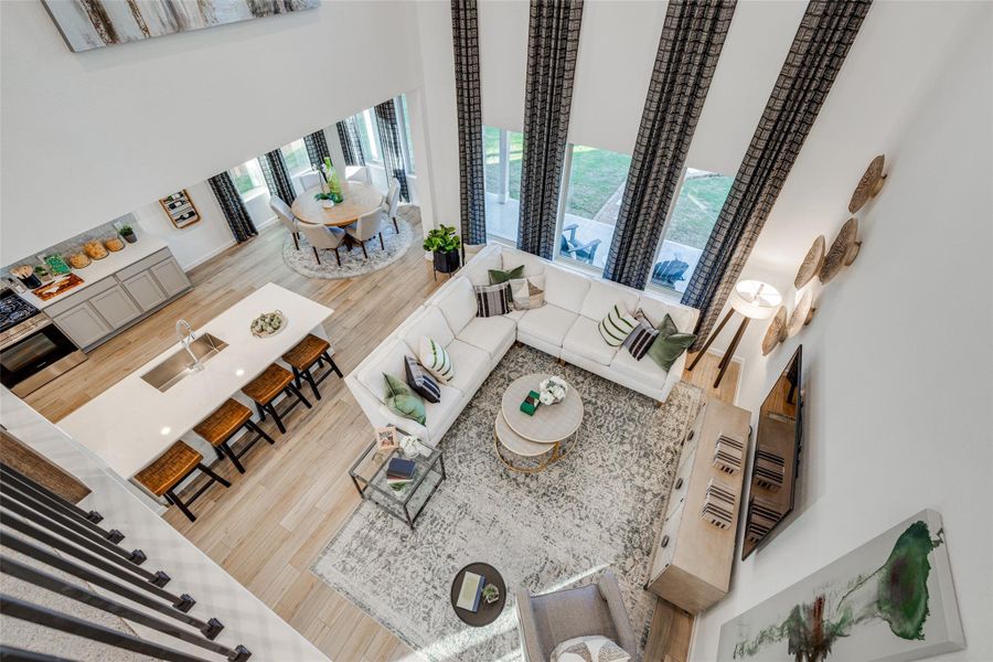 Furnished interior view inside a new home in Anniston, Katy (Image 6).