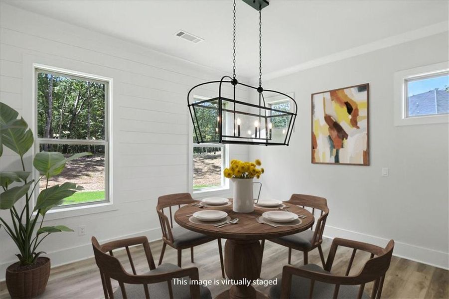 Furnished interior view inside a new home in , Winder (Image 5).