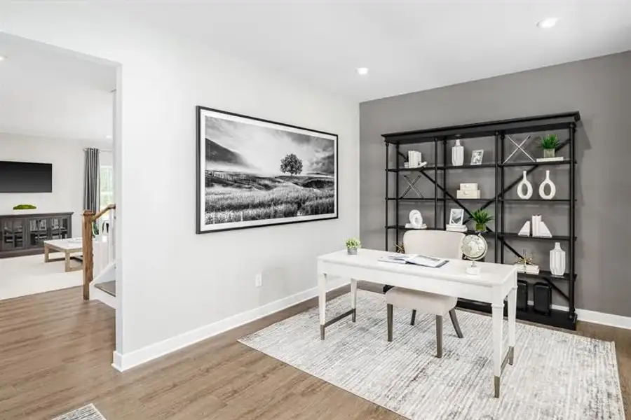 Representative furnished interior of a home built from the Columbia by Ryan Homes in Three Rivers, Murfreesboro (Image 12).