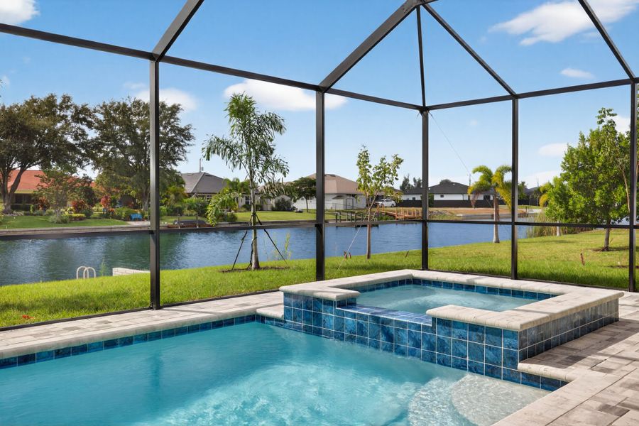 Representative exterior details of a home built from the The Coral Haven by Sunlife Homes LLC in Cape Coral, Cape Coral (Image 30).