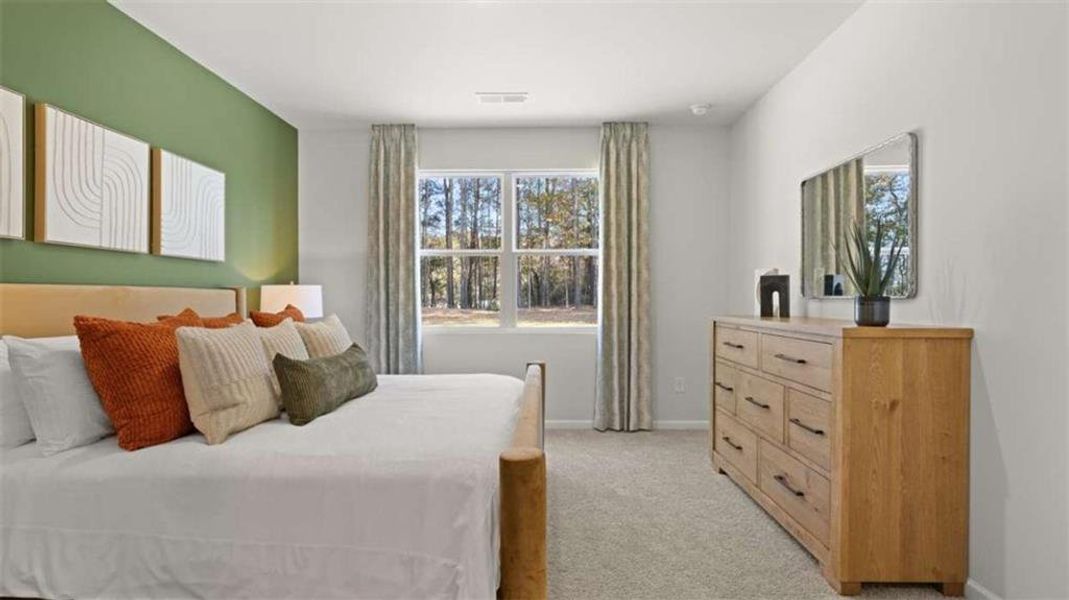 Furnished interior view inside a new home in Poplar Preserve, Newnan (Image 29).
