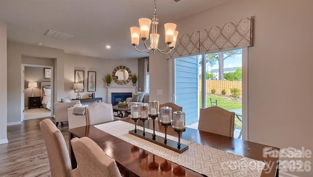 Furnished interior view inside a new home in Clark Creek Landing, Lincolnton (Image 5).