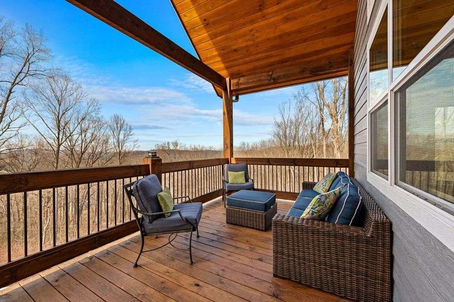 Exterior details and patio area of a home in , Talking Rock (Image 22).