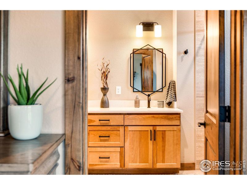 Close-up of interior finishes inside a home in , Estes Park (Image 19).