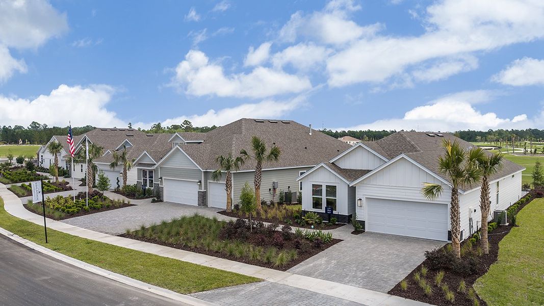 Front exterior of a new home in Esplanade at St. Marys, St. Marys, GA, highlighting curb appeal (Image 2). Front exterior of a new home in Esplanade at St. Marys, St. Marys, GA, highlighting curb appeal (Image 2).
