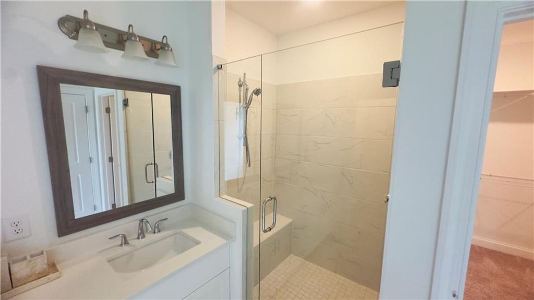 Furnished interior view inside a new home in , Cumming (Image 9). Furnished interior view inside a new home in , Cumming (Image 9).