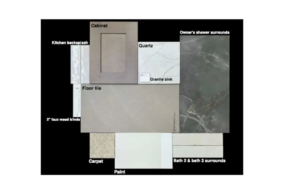 Sample of building materials used in homes in Vistoso Canyon Estates, Oro Valley (Image 3).