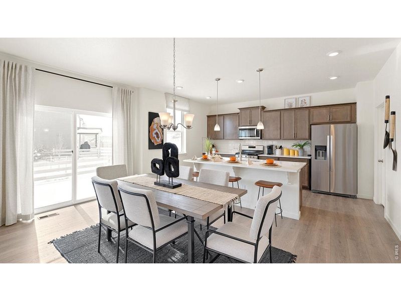 Furnished interior view inside a new home in Hansen Farm, Fort Collins (Image 18).