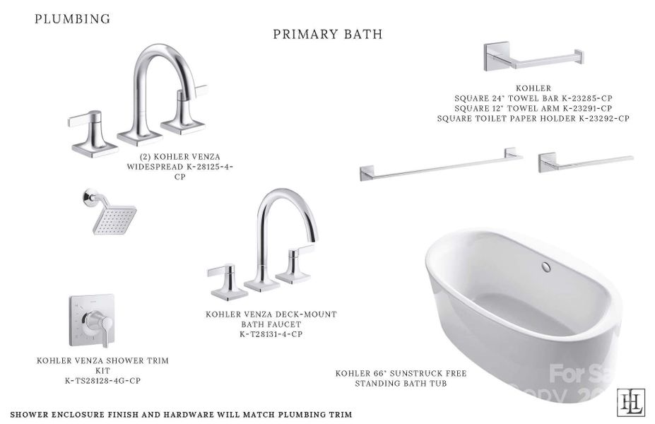 Primary Bath Plumbing Fixtures