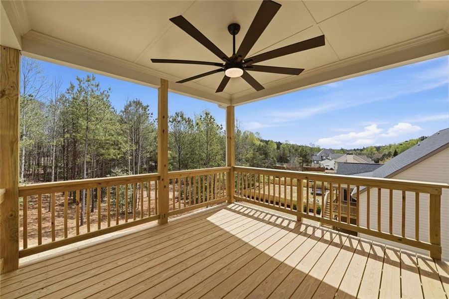 Exterior details and patio area of a home in , Dawsonville (Image 31).