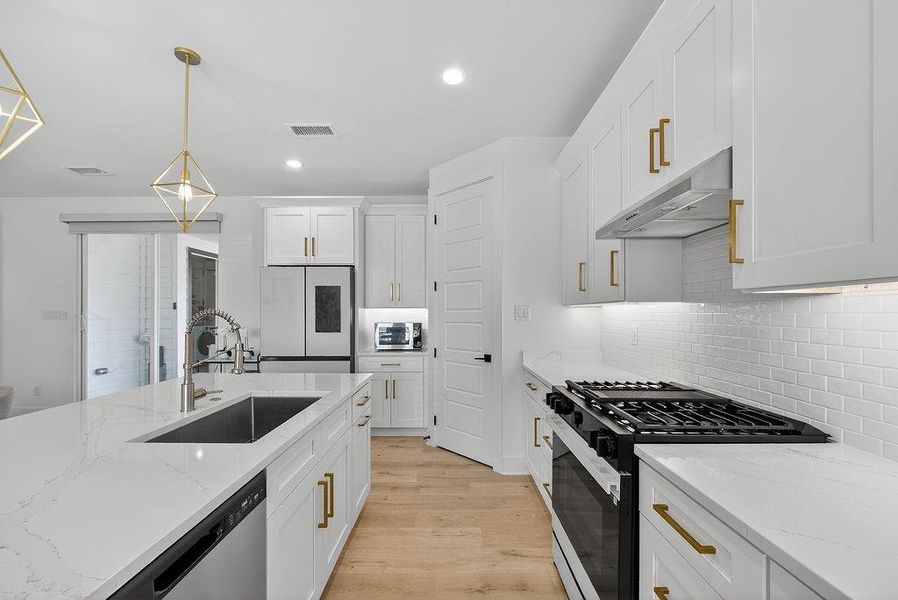 Furnished interior view inside a new home in , Dallas (Image 9). Furnished interior view inside a new home in , Dallas (Image 9).