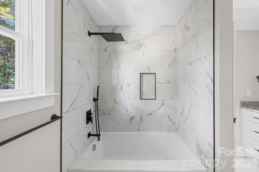 Close-up of interior finishes inside a home in , Charlotte (Image 17).