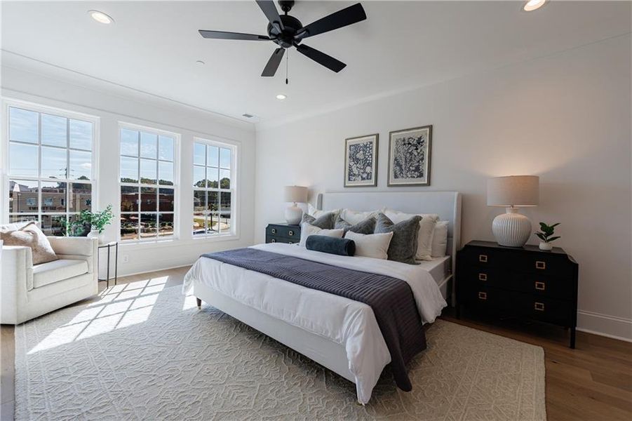 Furnished interior view inside a new home in , Alpharetta (Image 12). Furnished interior view inside a new home in , Alpharetta (Image 12).