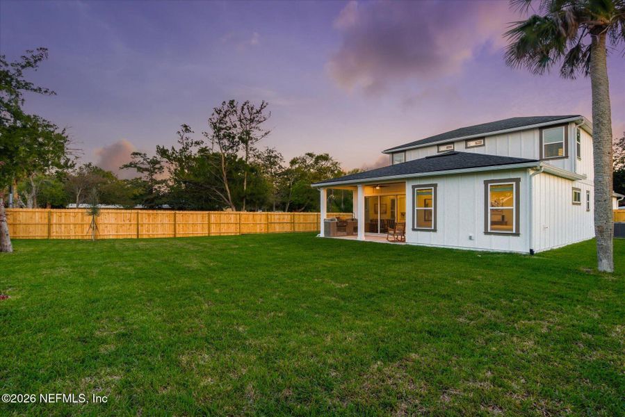 Exterior details and patio area of a home in , Jacksonville Beach (Image 33). Exterior details and patio area of a home in , Jacksonville Beach (Image 33).