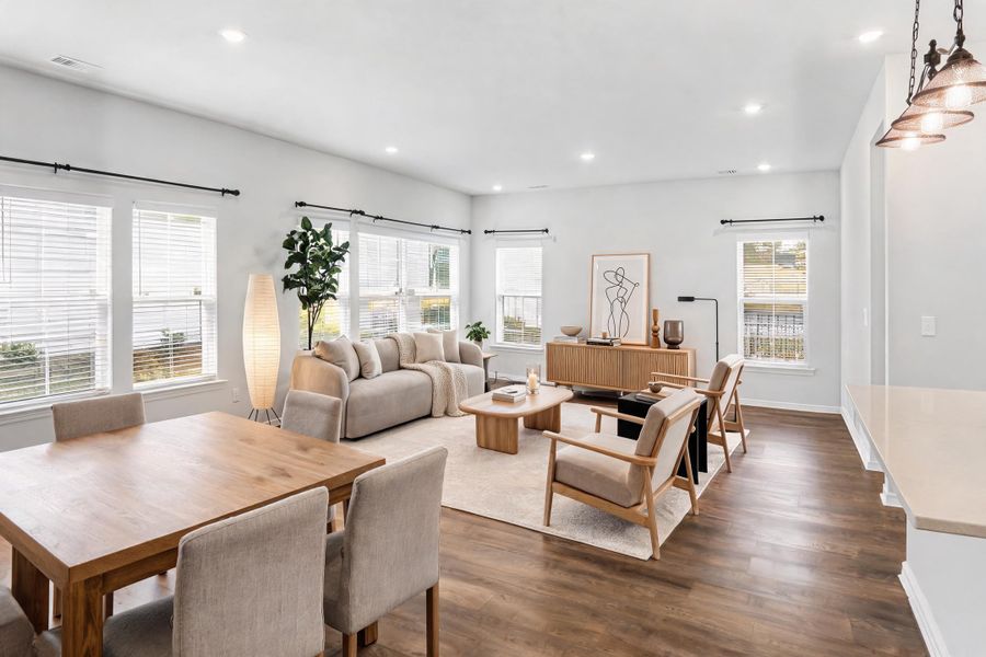 Furnished interior view inside a new home in Horizons at Summers Corner | 55+, Summerville (Image 15).