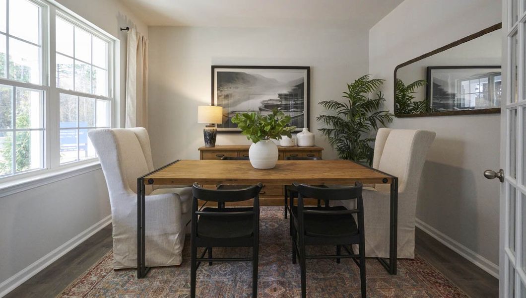 Representative furnished interior of a home built from the Penwell by D.R. Horton in Fishel Village, Winston-Salem (Image 5). Representative furnished interior of a home built from the Penwell by D.R. Horton in Fishel Village, Winston-Salem (Image 5).