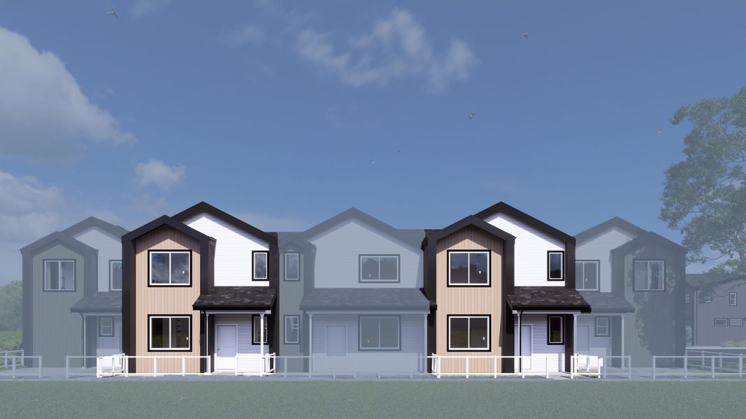 811-Westcliffe Exterior Elevation - Highlighted Unit