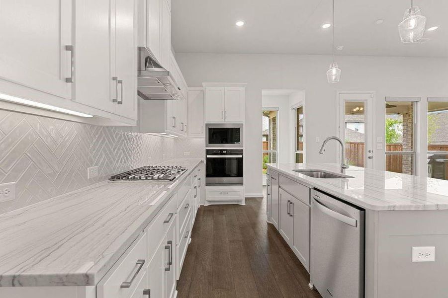 Furnished interior view inside a new home in , Prosper (Image 5).