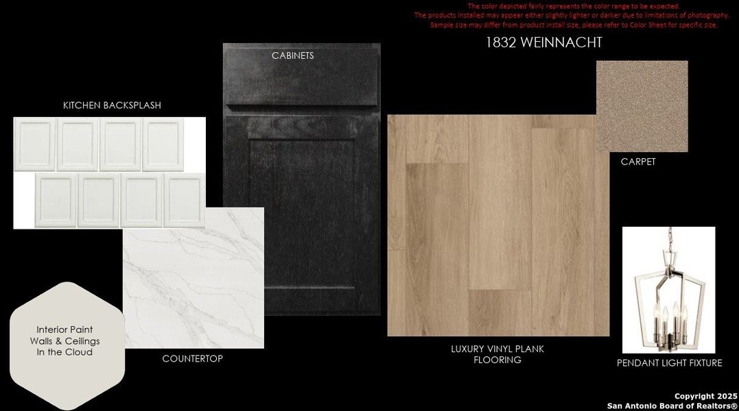 Sample of building materials used in homes in Meyer Ranch, New Braunfels (Image 3). Sample of building materials used in homes in Meyer Ranch, New Braunfels (Image 3).