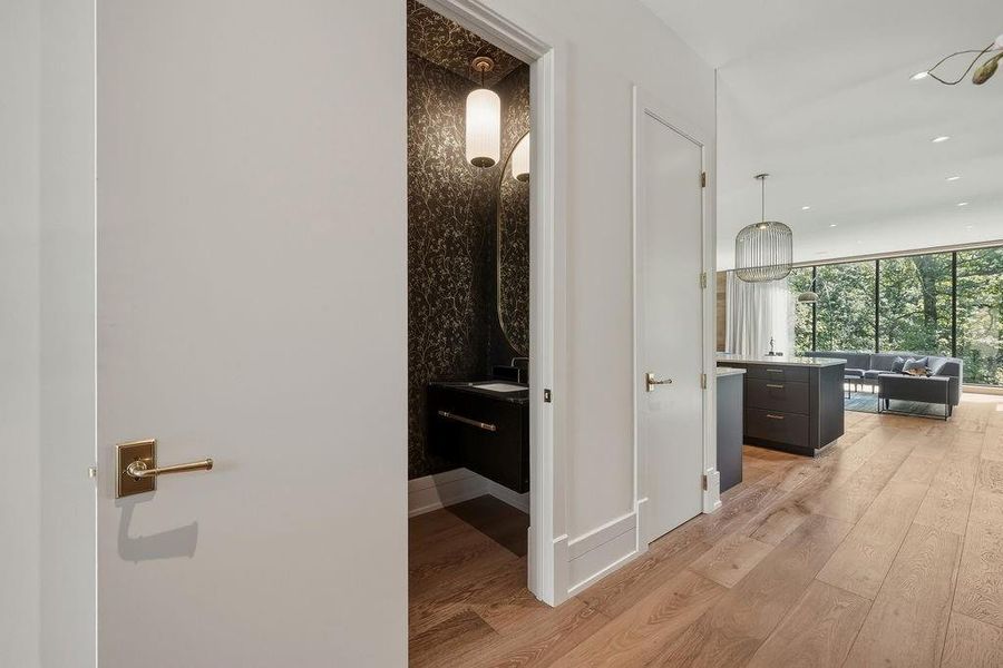 Furnished interior view inside a new home in , Atlanta (Image 18).