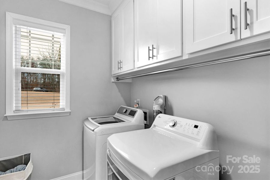 First floor laundry room