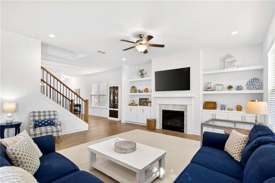 Furnished interior view inside a new home in East Harbor II at Chestatee, Dawsonville (Image 16).
