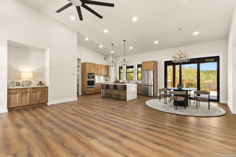 Furnished interior view inside a new home in , New Braunfels (Image 35).
