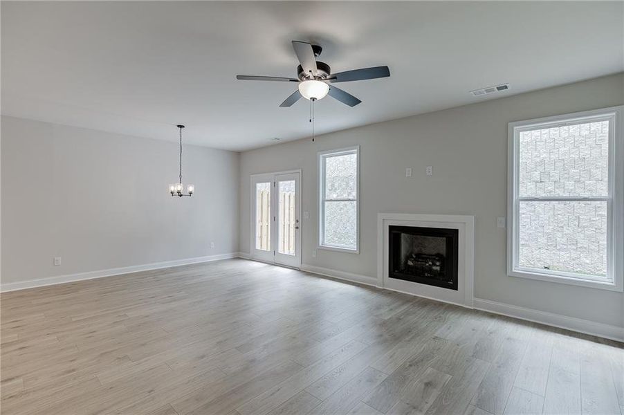 Spacious, unfurnished interior of a new home in , Sugar Hill (Image 19).
