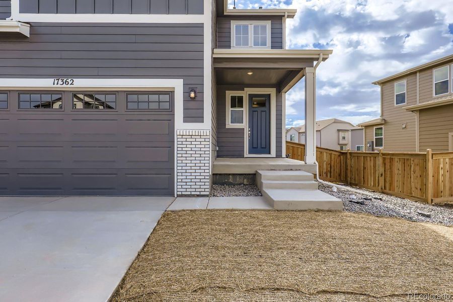 Exterior details and patio area of a home in , Commerce City (Image 17).