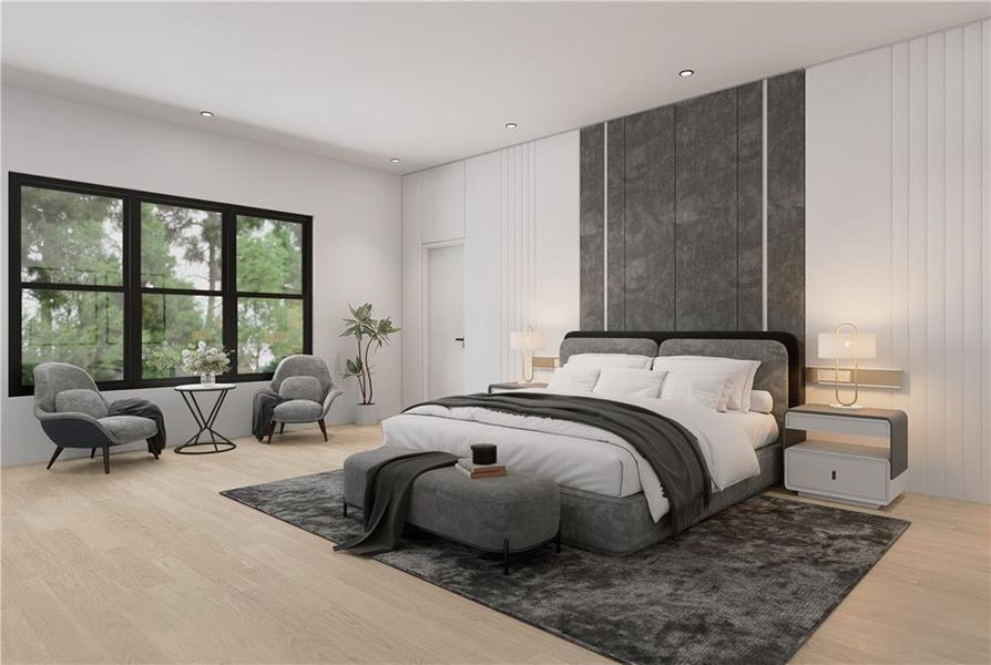 Furnished interior view inside a new home in , Sugar Hill (Image 30).