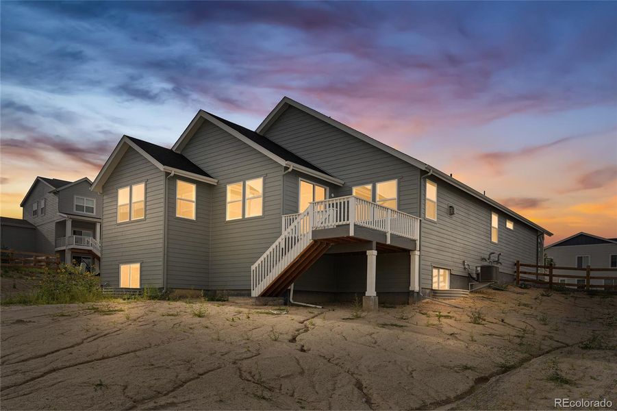 Front exterior of a new home in Independence, Elizabeth, CO, highlighting curb appeal (Image 17). Front exterior of a new home in Independence, Elizabeth, CO, highlighting curb appeal (Image 17).
