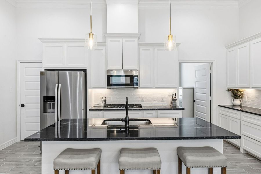 Furnished interior view inside a new home in , Anahuac (Image 27).