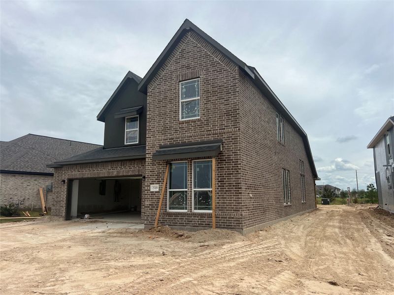 In-progress construction of a new home in Elyson 45' & 70', Katy, TX (Image 11).