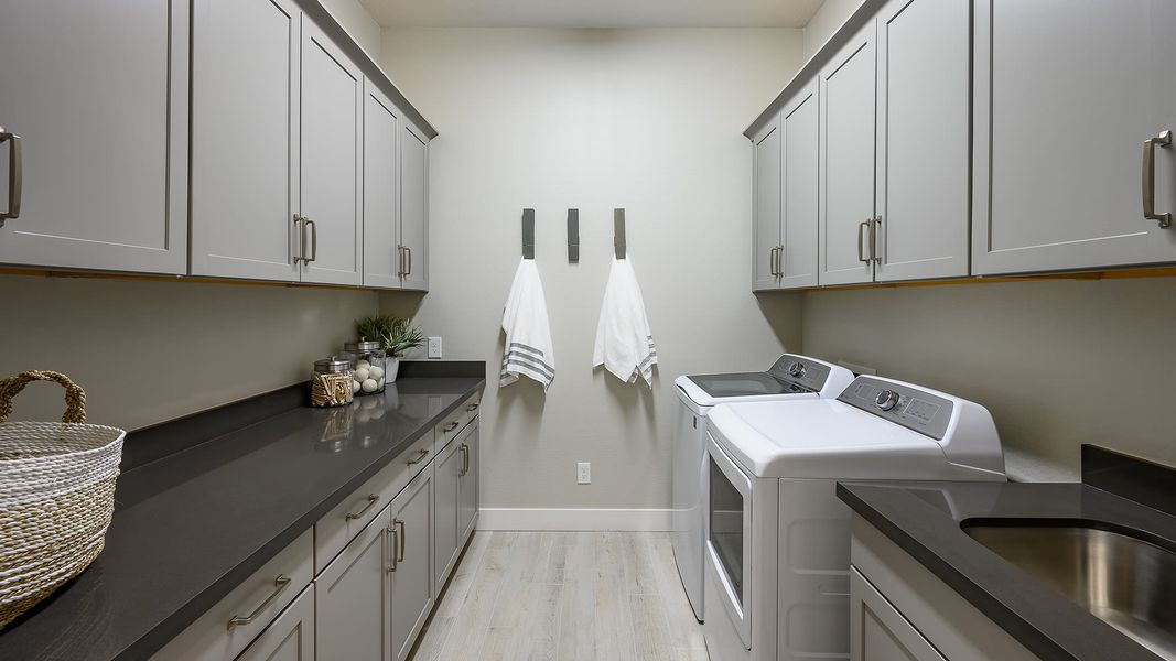 Representative furnished interior of a home built from the Tucker Plan 5411 by Tri Pointe Homes in Whispering Hills, Laveen (Image 10).