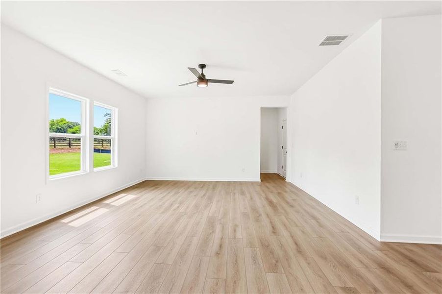 Spacious, unfurnished interior of a new home in Langston Reserve, Cartersville (Image 22). Spacious, unfurnished interior of a new home in Langston Reserve, Cartersville (Image 22).