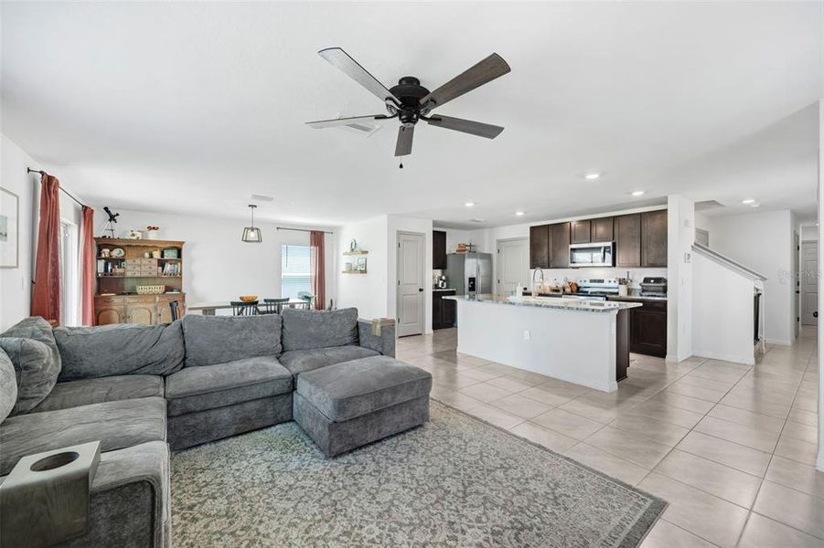 Furnished interior view inside a new home in Harvest Ridge, Zephyrhills (Image 34).