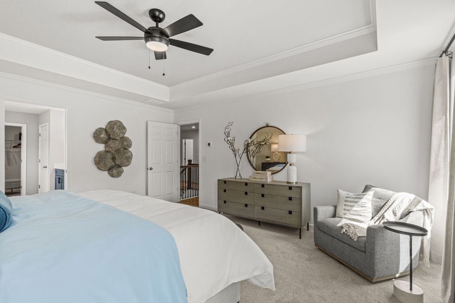 Representative furnished interior of a home built from the The Hickory A by Davidson Homes LLC in Wehunt Meadows, Hoschton (Image 27).
