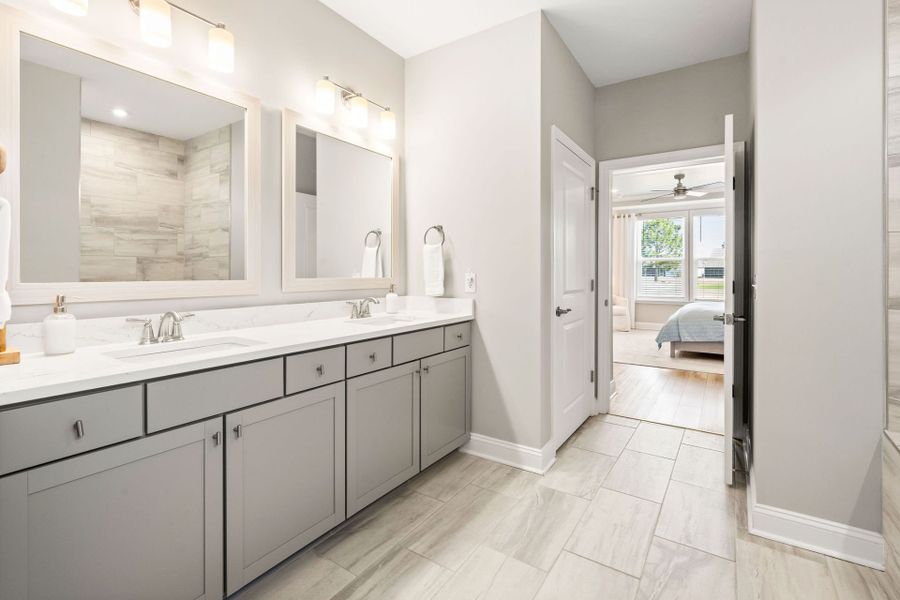 Furnished interior view inside a new home in Sun City Hilton Head, Bluffton (Image 12).