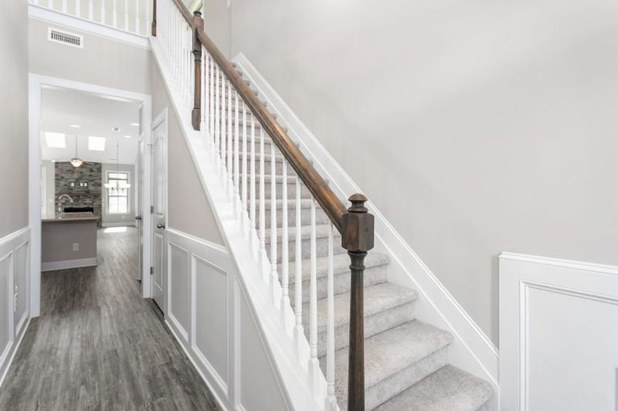 Representative unfurnished interior of a home built from the Greenwich by Keystone Homes NC in Northborough, Colfax (Image 21). Representative unfurnished interior of a home built from the Greenwich by Keystone Homes NC in Northborough, Colfax (Image 21).