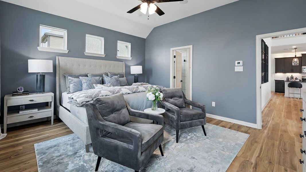 Representative furnished interior of a home built from the Wayfinder by Brightland Homes in Walden Pond, Forney (Image 13).