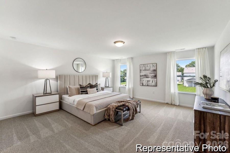 Furnished interior view inside a new home in Hidden Lakes, Statesville (Image 8). Furnished interior view inside a new home in Hidden Lakes, Statesville (Image 8).