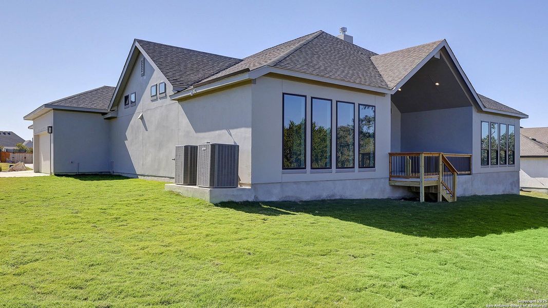 Exterior details and patio area of a home in Megan's Landing 1/2 Acre, Castroville (Image 24). Exterior details and patio area of a home in Megan's Landing 1/2 Acre, Castroville (Image 24).