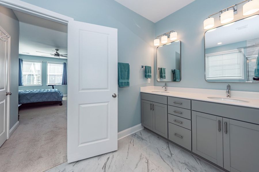 Furnished interior view inside a new home in High Point at Foxbank, Moncks Corner (Image 10).